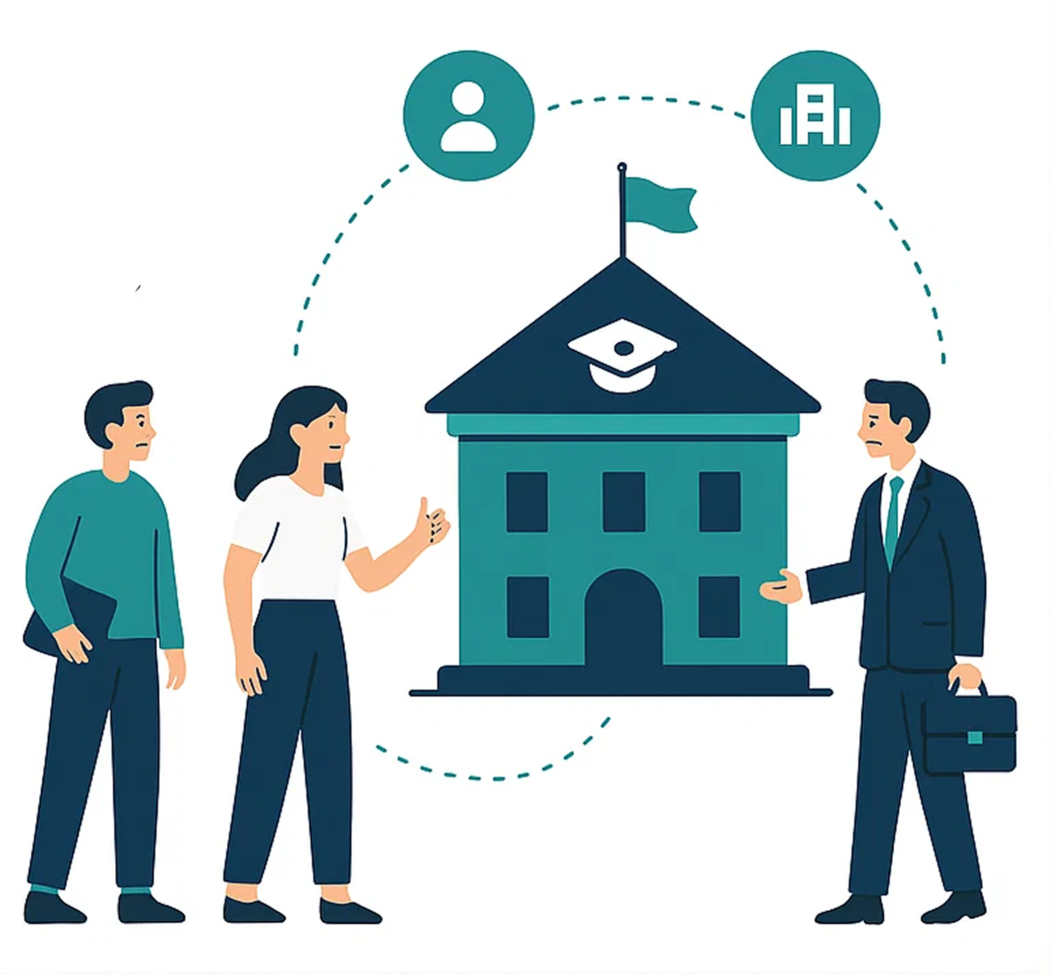 Students Banner Illustration